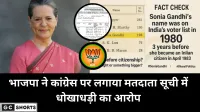 भाजपा ने उठाए सवाल, सोनिया गांधी वोटर लिस्ट विवाद में घिरीं