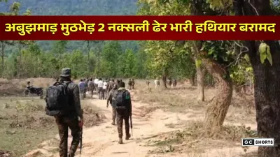 Maharashtra-Chhattisgarh : सीमा पर अबुझमाड़ में सुरक्षाबलों और नक्सलियों की मुठभेड़, दो नक्सली ढेर और हथियार बरामद