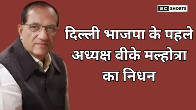 Vijay Malhotra Passes Away: दिल्ली भाजपा के पहले अध्यक्ष वीके मल्होत्रा का निधन, AIIMS में ली अंतिम सांस