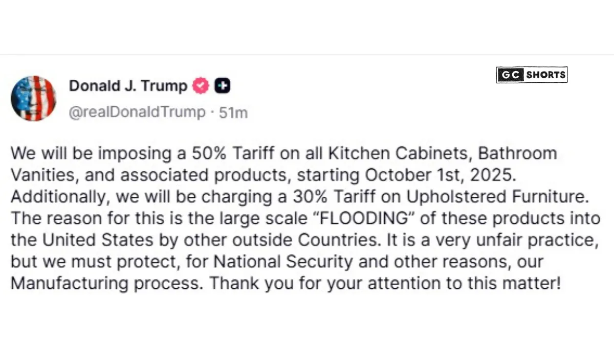Trumps big decision : फार्मा, किचन कैबिनेट और ट्रकों पर भारी टैक्स से घरेलू उद्योग को सहारा