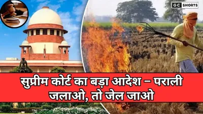 Parali Jalane : पर सुप्रीम कोर्ट का सख्त आदेश, जेल भेजने की चेतावनी