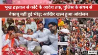 भूख हड़ताल से कोर्ट आदेश तक: पुलिस संयम से खत्म हुआ आंदोलन