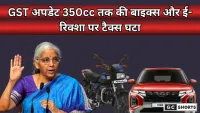 GST काउंसिल का बड़ा फैसला: छोटी-लग्जरी कारें, 350cc तक की बाइक्स और ई-रिक्शा पर नया 18% स्लैब, कीमतें होंगी कम