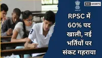 राजस्थान लोक सेवा आयोग में 60% पद खाली, बेरोजगार युवाओं का भविष्य अधर में