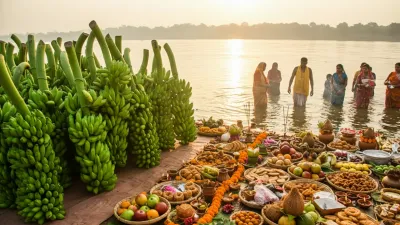 Banana demand increased in Chhath Puja: हाजीपुर मंडी में रिकॉर्ड कारोबार, किसानों में खुशी की लहर