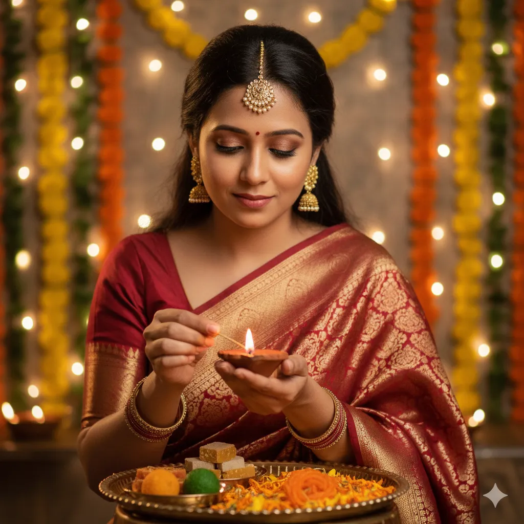 Diwali Gemini Prompt For Girl 2025 | अभी बनाएँ और सबको दिखाए