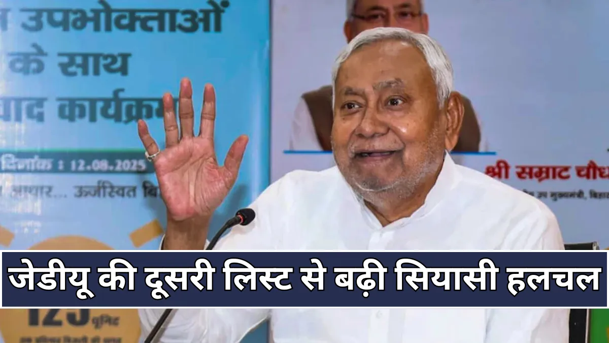Bihar Election 2025: जेडीयू ने जारी की दूसरी सूची, देखिए कितने मुस्लिम उम्मीदवारों को मिली टिकट