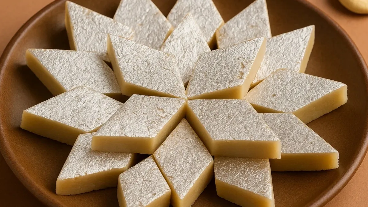 Kaju Katli: घर पर बनाएं स्वादिष्ट और मुलायम काजू कतली,और जानिए काजू कतली का इतिहास