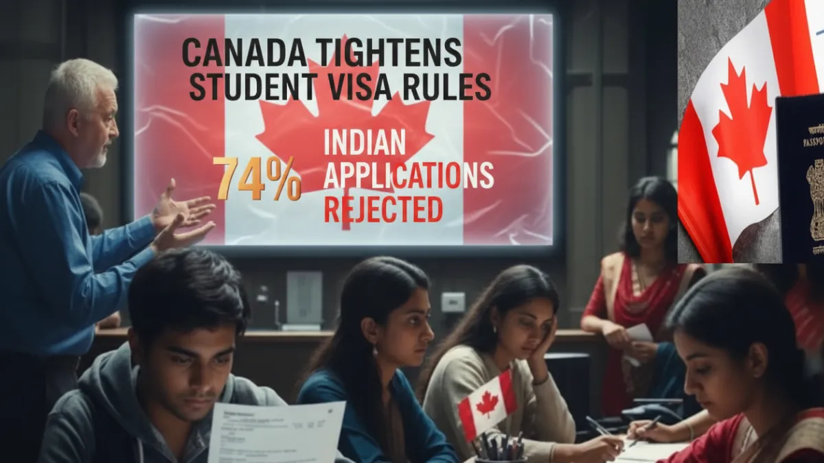 क्यों बढ़ी Canada में Indian Students की परेशानी? 74% को नहीं मिली एंट्री!