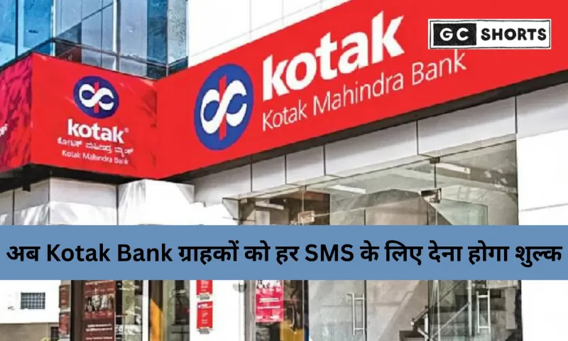 Kotak Mahindra Bank ने दिसंबर 2025 से लागू की नई SMS अलर्ट फीस – जानिए पूरी जानकारी