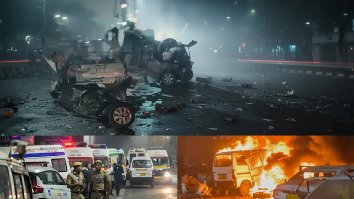 दिल्ली धमाका लाइव: लाल किले के पास कार में जोरदार विस्फोट, 8 की मौत — गृहमंत्री ने तुरंत लिया संज्ञान
