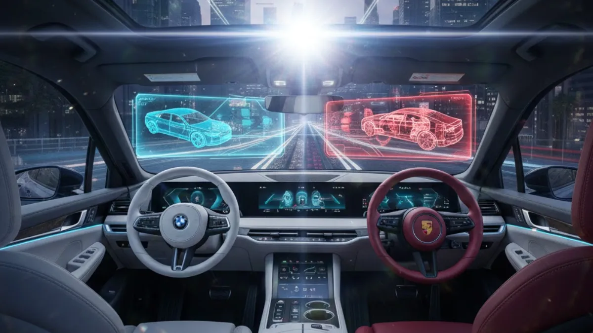 BMW iX 2025 vs Porsche Taycan बिजली की रफ्तार में लग्जरी का असली राजा कौन