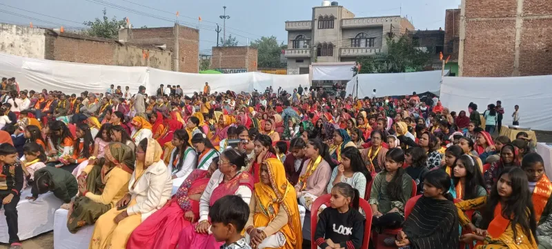 जय हनुमान हिन्दू जागरण समिति द्वारा विशाल हिन्दू सम्मेलन का आयोजन फिरोजाबाद